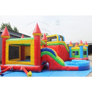 Castillo Inflable de PVC Personalizado con Tobogán, Castillo Inflable Comercial 3 en 1, Castillo Inflable para Niños - Product Image 4