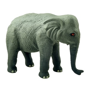 Figurines d'animaux sauvages solides personnalisées en PVC, jouets réalistes en plastique, animaux de la forêt, éléphant - Product Image 1