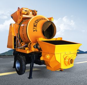 Camión Mezclador de Concreto Móvil Diésel con Bomba, Motor y Componentes Centrales del Rodamiento, Bomba de Concreto Tipo Remolque - Product Image 4