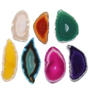 Natürliche Achat-Scheiben in Großpackung: Lebendige Edelstein-Kristallstücke für DIY-Schmuck, Kunsthandwerk & Dekoration – Großhandelspreise Direkt ab Werk - Product Image 4