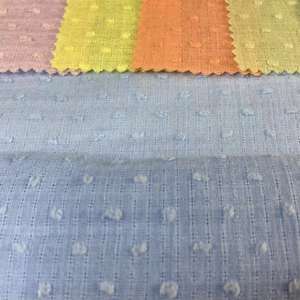 นุ่มที่มีน้ำหนักเบาที่เป็นของแข็งผ้าฝ้าย100% เสื้อเชิ้ตผ้าฝ้าย Voile ผ้ามัสลินสำหรับเสื้อผ้าสตรี - Product Image 5