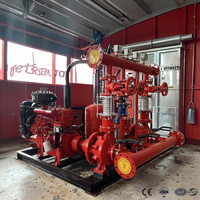 Pompe de pulvérisation de système d'incendie à haut débit 1500GPM10BAR de contrôle de tir de puissance de moteur diesel personnalisé en gros d'usine