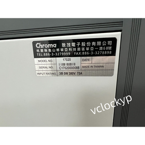Système de test de batterie régénérative Chroma 17020 16Ch 1,25 kW d'occasion - Product Image 4