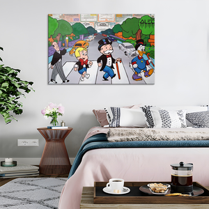 Stile cartone animato interessanti personaggi <span class=keywords><strong>anime</strong></span> pittura decorativa pittura su tela per decorare il soggiorno - Product Image 2