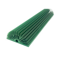 Radiateur en aluminium pour équipement industriel, fabrication CNC de précision, dissipation thermique en alliage sur mesure, perçage et brochage