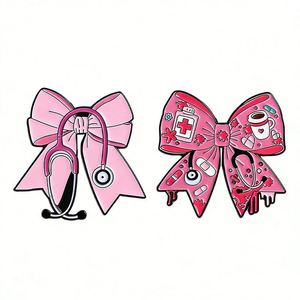 X57 Meilleures ventes : Broches et épingles de revers en métal émaillé, motifs médicaux (médecin, infirmière, stéthoscope, nœud), broches médicales, épingles pour sacs et vêtements, épingles de revers anime - Product Image 1