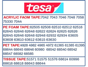 เทปรัดสายรัด <span class=keywords><strong>Tesa</strong></span> Mopp ด้านเดียว <span class=keywords><strong>4298</strong></span> เทปกาวยางสีน้ําเงิน Mopp - Product Image 5