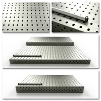 Table de soudage avec trous / Fixation modulaire pour soudage / Table de soudage industrielle / Table de soudage à gabarit / Banc de travail de soudage
