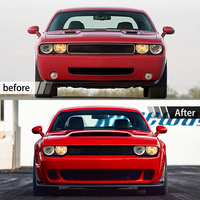 Kit de carrosserie large ou étroite style SRT 2015-2023 pour Dodge Challenger 2008-2014, kit de conversion pour Challenger 2008-2014