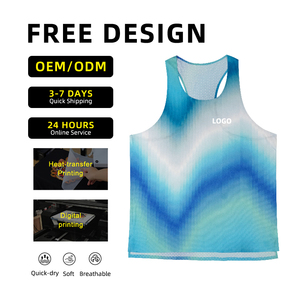 Canotta Personalizzata 100% Poliestere Senza Maniche, Stampa Sublimatica Integrale per Corsa e Maratona - Product Image 4