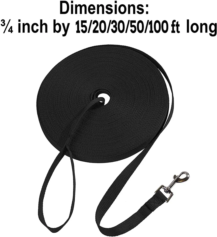 Coleira de treinamento para cachorros 3 5 10 15 20 30 50m, agilidade para treinamento de móveis, filhotes, 30ft, 50ft, 100ft, 3, 5, 10, 15, 20, 30, 50m