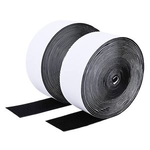 Strong Double-sided Tape Factory Custom Waterproof <b>Hook</b> Ring Tape Magic Patch Fastener Heavy-duty <b>Adhesive</b> <b>Hook</b> Ring Tape - Product Image 3