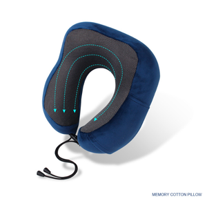 <strong>Car</strong> <strong>Headrest</strong> <strong>Pillow</strong> with Soft Fabric Cover Memory Foam Neck Cushion for Driving - Product Image 2