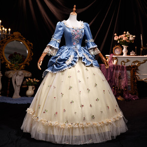 Livraison directe 1 pièce <span class=keywords><strong>Robe</strong></span> de bal de style rococo baroque <span class=keywords><strong>Marie</strong></span>-<span class=keywords><strong>Antoinette</strong></span> du XVIIIe siècle, <span class=keywords><strong>robe</strong></span> victorienne, robes de bal, costume royal pour femmes - Product Image 3