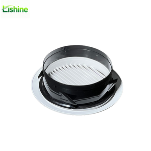 Vanne à disque en plastique réglable pour ventilation <span class=keywords><strong>d</strong></span>'air frais, montage mural/plafond, blanche, système CVC, design moderne, pour utilisation en extérieur/salon - Product Image 2