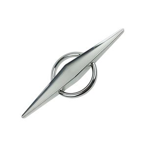 Broche en forme de diamant plaquée or en plastique, accessoire de mode unisexe pour la décoration de canapé et de tête de lit, collection Printemps 2025 - Product Image 4