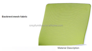 Fauteuil pivotant ergonomique moderne à dossier bas en métal extensible en plastique, utilisable comme chaise de conférence - Product Image 4