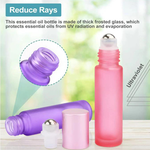 Chai Nước Hoa Nhãn Bao Bì Hộp 10Ml Lăn Bóng Chai Tinh Dầu Rỗng Cuộn Trên Chai Thủy Tinh Với Nắp Vàng - Product Image 5