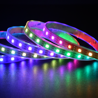 Bande LED RVBx IP20, Nouvelle Arrivée, Bande LED Numérique RVBw 24V, Garantie 5 Ans, Bleu Rouge, 5m, Bande LED Pixel RVBx