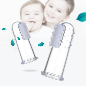 Cepillo de dientes para bebé, limpiador bucal, cepillo de silicona para la lengua, portátil, transparente, BK910 - Product Image 1