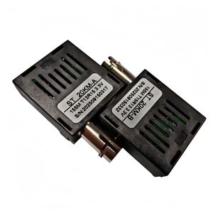 Transceptor de Fibra Óptica Monomodo 1x9 155M de Calidad Premium, Puerto ST, 20KM, Grado Industrial - Product Image 2