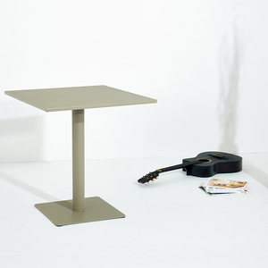 Tavolino Rotondo Moderno in Acciaio al Carbonio per Casa, Ideale per Negozi di Tè al Latte, Terrazze Esterne, Tavolo da Pranzo in Metallo - Product Image 4