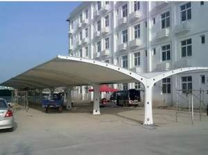 Cobertizo <span class=keywords><strong>de</strong></span> Estacionamiento para Carga <span class=keywords><strong>de</strong></span> Vehículos Eléctricos, Estacionamiento para <span class=keywords><strong>Bicicletas</strong></span>, Estructura <span class=keywords><strong>de</strong></span> Membrana, Película Tensada para Uso Comunitario - Product Image 2