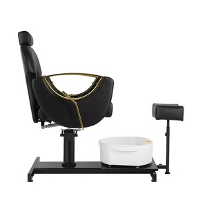 Chaise de salon de coiffure, chaise pour bain de pieds, chaise de pédicure, chaise de massage des pieds réglable en hauteur et pivotante, canapé pour bain de pieds, lavage des pieds - Product Image 5
