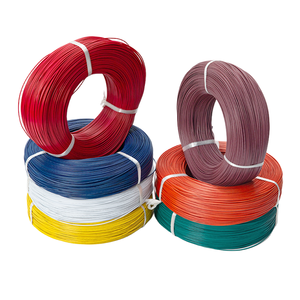 สายไฟหุ้มฉนวน FEP แบบ VDE ชนิดถัก ทนทานต่อสภาพอากาศ IP67 แรงดันไฟฟ้า 300V/300V ทนความร้อน 180 องศาเซลเซียส ฉนวน FEP ทองแดงเคลือบดีบุก สำหรับเครื่องใช้ไฟฟ้าภายในบ้าน อุตสาหกรรม ยานยนต์ และอาคาร - Product Image 1