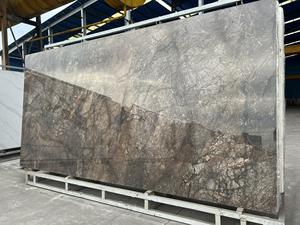 Danh Sách Mới quý ông Nâu đánh bóng 1600 gốm lớn * 3200*12mm đá thiêu kết cho quầy bar - Product Image 5