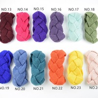 Bandeau en laine tricoté style européen et américain pour femme, avec cache-oreilles, tissé à la main, style coréen, accessoires capillaires chauds