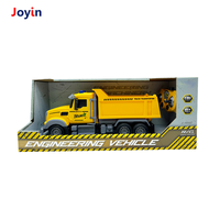 2.4G 6 canaux télécommande USA Construction RC camion à benne basculante jouet pour enfants avec lumières, son, ascenseur de cargaison et fonction de chute
