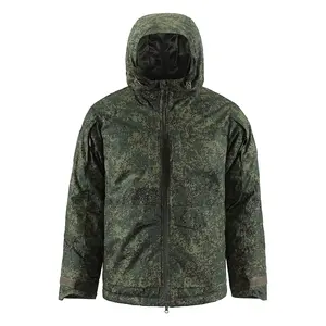 Russia Jungle Outdoor Winter jacket Waterproof Camping Field Coat Tactical Rip Stop Windbreaker Padded Coat