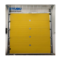 Puertas seccionales metálicas automáticas aisladas, acero nervado alta resistencia, transparente o panel sándwich, grandes indus
