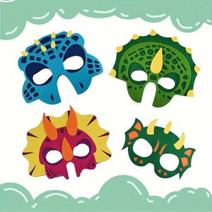 Máscara facial personalizada <span class=keywords><strong>de</strong></span> Navidad y Halloween, máscara <span class=keywords><strong>de</strong></span> superhéroe elástica y <span class=keywords><strong>de</strong></span> fieltro barata para niños, suministros <span class=keywords><strong>de</strong></span> fiesta <span class=keywords><strong>de</strong></span> cumpleaños temática Jungle Safari - Product Image 4
