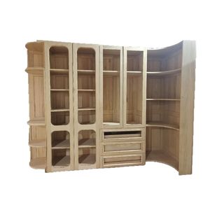 Nuovo <span class=keywords><strong>Armadio</strong></span> Angolare in Legno Stile Pastorale e Wabi-Sabi, Combinazione Libera, Personalizzabile Secondo <span class=keywords><strong>Disegni</strong></span> - Product Image 4