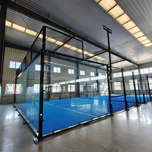 Fabricant professionnel OEM ODM de terrains de padel panoramiques à vue complète pour clubs sportifs, avec verre de 12 mm, conformes aux normes <span class=keywords><strong>WPT</strong></span>. - Product Image 4