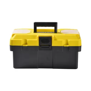 Kotak penyimpanan alat portabel Promosi pabrikan kotak alat penyimpanan utilitas plastik