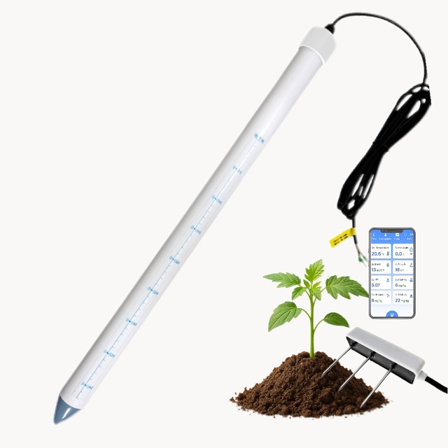 CE Certified Professional Temperature Humidity Conductivity Multi-layer RS485 4G Tubular Soil Moisture Sensors