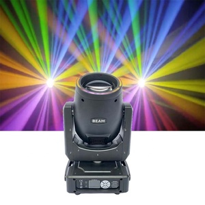 Faro a testa mobile Sharpy Beam con effetto ring strip e multi-controllo per spettacoli, eventi, teatro, matrimoni, bar, discoteche, DJ e night club - Product Image 1