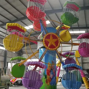 The Most Popular Wholesale Price Amusement Rides Colorful Double Ferris Wheel Children Games Ferris Wheel Ride For Sale