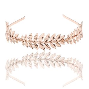 Serre-tête en feuille d'or, Couronne de déesse grecque, Couronne de laurier, <span class=keywords><strong>Accessoire</strong></span> capillaire pour enterrement de vie de jeune fille, Fête de mariage, Costume de reine romaine, Diadème - Product Image 1
