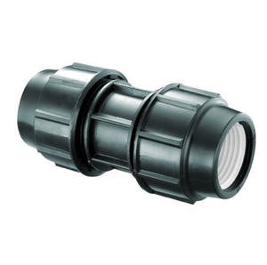 Acoplador de compresión de <span class=keywords><strong>PE</strong></span> de accesorios rápidos HDPE DE FÁBRICA DE China para sistema de agua - Product Image 1