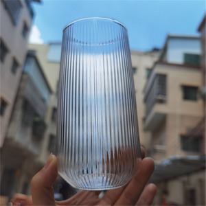 Vaso de Vidrio Estilo Americano, Resistente al Calor, Irrompible, para Leche, Café Helado, Jugo, Refresco, Bebidas Frías, para Fiestas - Product Image 2