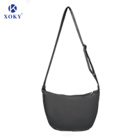 Sac banane personnalisé en tissu Oxford imperméable, sac à bandoulière, sacoche de taille, sacoche de ceinture tendance pour hommes et femmes