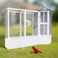 Grand perroquet debout en bois Pigeon House produits pour animaux de compagnie nidification oiseau volière Cage