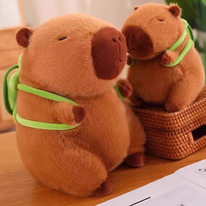 Capibala suave juguete de peluche divertido conejillo de indias muñeca con PP algodón felpa tiro almohada Chef Capibala juguete de peluche al por mayor - Product Image 5