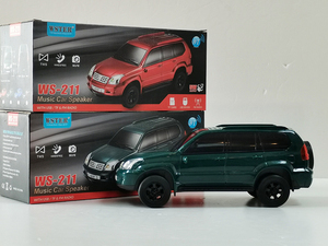 Mini Altavoz Karaoke Portátil Inalámbrico WS-211 1200mAh con Forma de Coche SUV, Bluetooth TWS y Radio <span class=keywords><strong>FM</strong></span> - Product Image 4