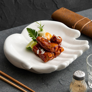 Plato de Cerámica con Forma de Mano para Bistec, Pasta, Postre, Bandeja Esmaltada para Aperitivos, Comidas, Bodas, Uso Doméstico y en Restaurantes - Product Image 6