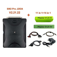 Dernière version SM2 PRO J2534 VCI avec câble Boot Ben-ch, programmeur ECU V1.20, dongle 67 en 1, lecture et écriture ECU via OBD SM2 Flash